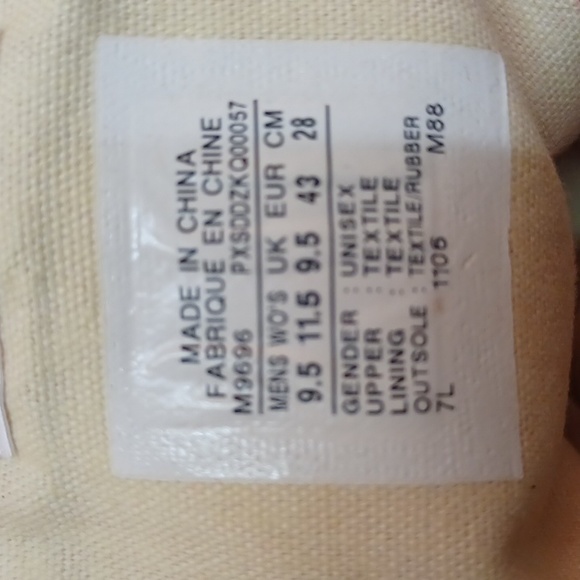 NWT  Converse product red all star Oxford men's 9.5 women's 11.5 M9696 - Picture 4 of 9